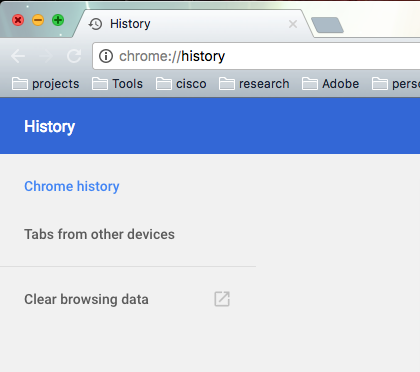 Click 'Clear browsing data'